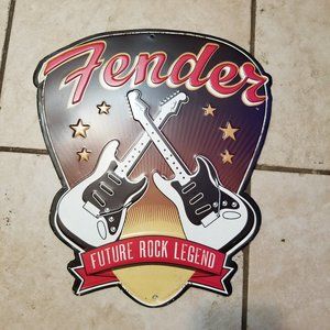 Fender future rock legend wall decoration tin guitars